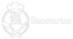 Logotipo de Recetarias para fondo oscuro